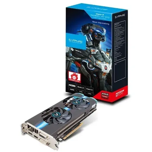 Sapphire VAPOR-X Amd Radeon R7 370 4GB OC GDDR5 (DX12) PCI-E 3.0 Ekran Kartı 11240-12-20G