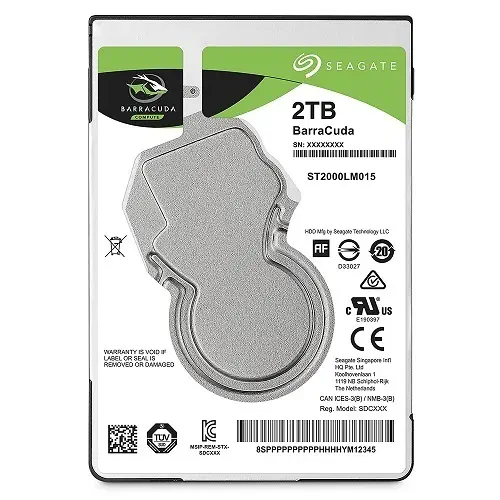 Seagate Barracuda ST2000LM015 2.5″ 2TB 5400Rpm 128MB 140MB/s SATA3 Notebook Hard Disk