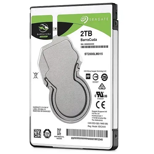 Seagate Barracuda ST2000LM015 2.5″ 2TB 5400Rpm 128MB 140MB/s SATA3 Notebook Hard Disk