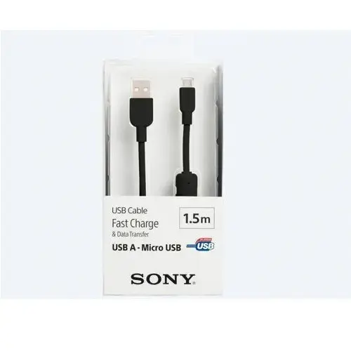 Sony Micro USB Şarj ve Transfer Kablosu CP-AB150 Siyah