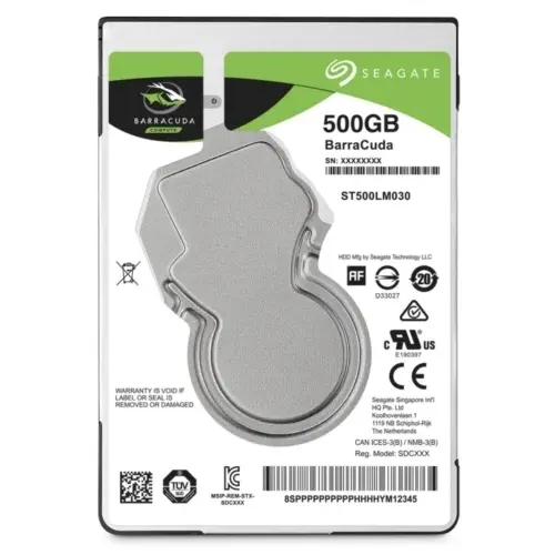 Seagate Barracuda ST500LM030 2.5” 500GB 5400Rpm SATA3 128MB Hard Disk