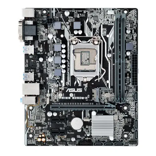 Asus Prime B250M-K Intel B250 Soket 1151 DDR4 2400MHz mATX Gaming(Oyuncu) Anakart