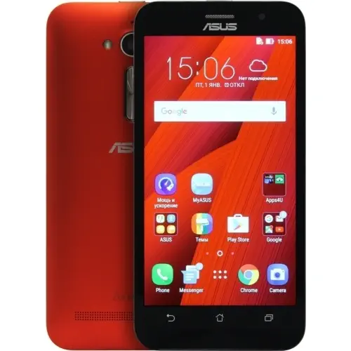 Asus Zenfone 2 GO ZB500KL 16GB Dual Sim Kırmızı Cep Telefonu (Distribütör Garantili)