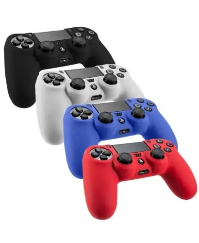 Axcess BM-001 PS4 Controller Joystik Silikon Koruyucu Mavi