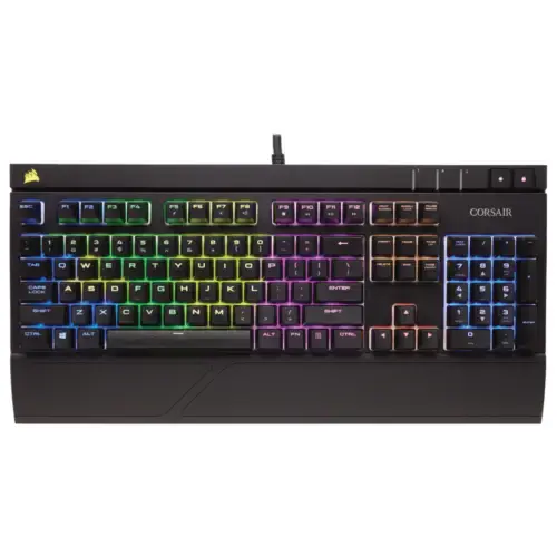 Corsair Gaming Strafe RGB LED Cherry MX Silent Mekanik Gaming (Oyuncu) Klavye CH-9000121-EU