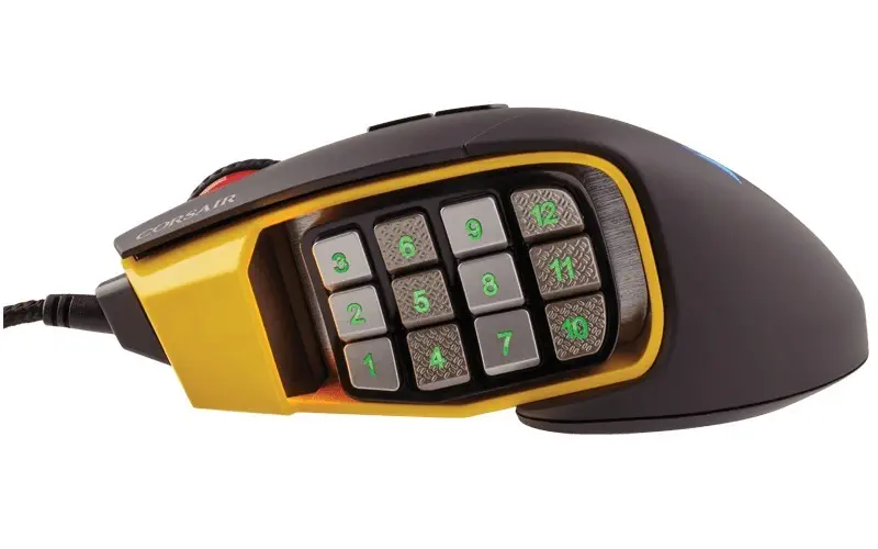 Corsair Gaming Scimitar RGB MOBA/MMO Optik Gaming (Oyuncu) Mouse CH-9000091-EU