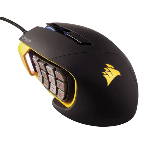 Corsair Gaming Scimitar RGB MOBA/MMO Optik Gaming (Oyuncu) Mouse CH-9000091-EU