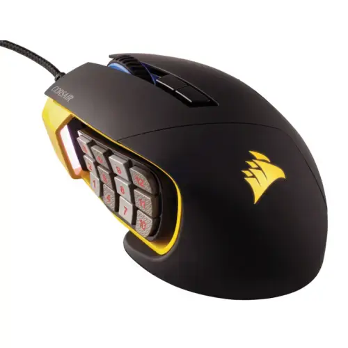 Corsair Gaming Scimitar RGB MOBA/MMO Optik Gaming (Oyuncu) Mouse CH-9000091-EU