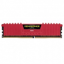 Corsair Vengeance LPX CMK16GX4M2B3200C16R 16GB (2x8GB) DDR4 DRAM 3200MHz C16 Kırmızı Bellek