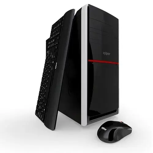 Exper Active DEX362 Intel Core i3-6098P 3.60GHz 4GB DDR4 1TB 1GB AMD Radeon R5 220 Win10 Masaüstü Bilgisayar