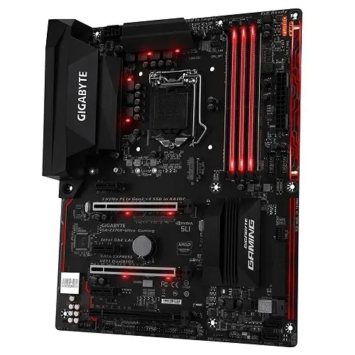 Gigabyte  GA-Z270X-Ultra Gaming Intel Z270 Ekspress Soket 1151 DDR4 3866MHz(O.C.) ATX Gaming Anakart