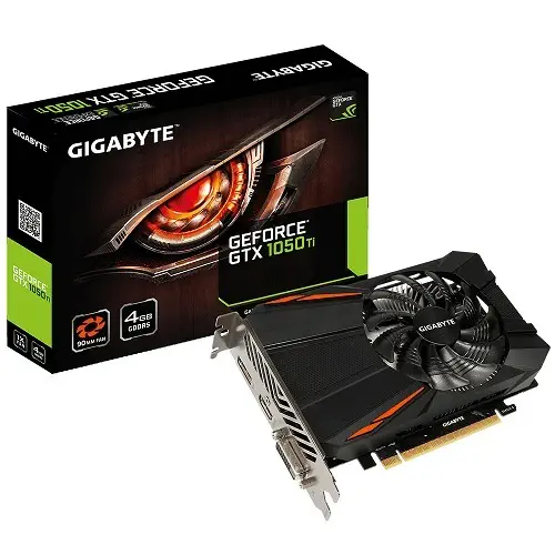 Gigabyte GeForce GTX 1050 Ti D5 4GB GDDR5 128Bit (DX12) PCI-E 3.0 Gaming (Oyuncu) Ekran Kartı (GV-N105TD5-4GD)