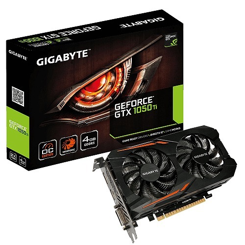 Gigabyte GeForce GTX 1050 Ti OC 4GB GDDR5 128Bit (DX12) PCI-E 3.0 Gaming (Oyuncu) Ekran Kartı (GV-N105TOC-4GD)
