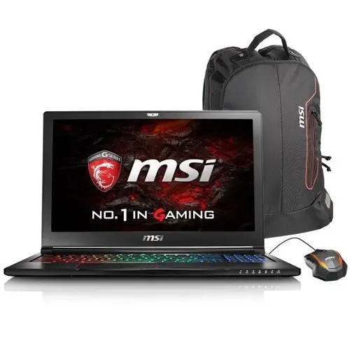 MSI GS63VR 7RF(Stealth Pro)-267XTR i7-7700HQ Max.3.80GHz 16GB DDR4 128GB SSD + 1TB 7200Rpm 6GB GTX 1060 15.6″ Full HD FreeDOS Gaming Notebook