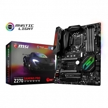 MSI Z270 GAMING PRO CARBON Soket LGA1151 DDR4 3800MHz(OC) DVI/HDMI GLAN(Intel) SATA 6GB/S M.2 USB3.1 ATX Gaming (Oyuncu) Anakart