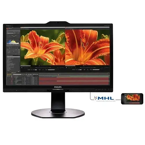 Philips 241P6VPJKEB/00 23.8″ 5ms 4K UHD (HDMI+Display+DVI+Analog) IPS Monitör
