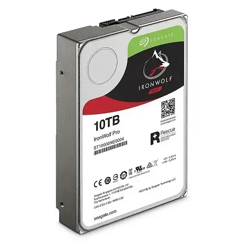 Seagate IronWolf Pro ST10000NE0004 3.5″ 10TB 7200Rpm SATA 6Gb/sn 256MB Önbellek RV Sensör 214 MB/sn Nas Disk