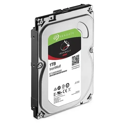 Seagate IronWolf ST1000VN002 3.5″ 1TB 5900Rpm SATA 6Gb/sn 64MB Önbellek 180MB/s Nas Disk