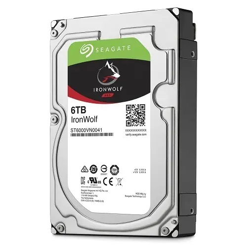 Seagate IronWolf ST6000VN0041 3.5″ 6TB 7200RPM SATA 3.0 128MB 195MB/s RV Sensör 7/24 Nas Disk