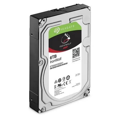 Seagate IronWolf ST6000VN0041 3.5″ 6TB 7200RPM SATA 3.0 128MB 195MB/s RV Sensör 7/24 Nas Disk