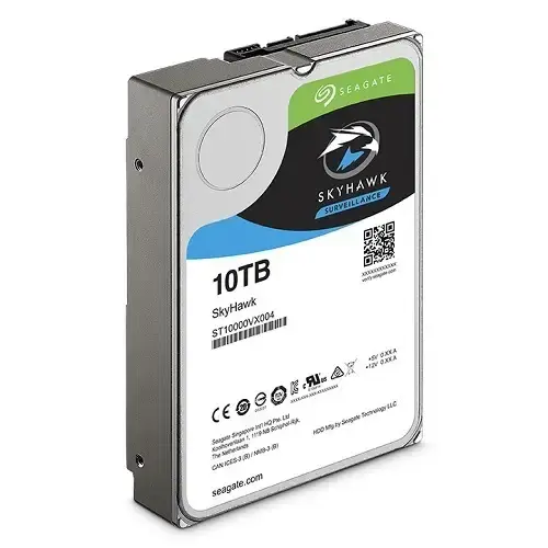 Seagate SkyHawk ST10000VX0004 3.5″ 10TB 7200Rpm SATA 6Gb/sn 256MB Önbellek RV Sensör 210MB/s Hard Disk