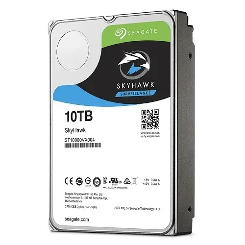 Seagate SkyHawk ST10000VX0004 3.5″ 10TB 7200Rpm SATA 6Gb/sn 256MB Önbellek RV Sensör 210MB/s Hard Disk