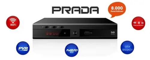 Supermax Prada Kasalı Full HD Uydu Alıcısı