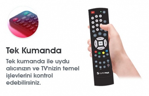 Supermax Prada Kasalı Full HD Uydu Alıcısı