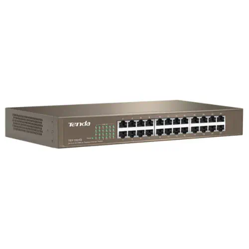 Tenda TEF1024D 24 Port 10/100 Rack-Mountable Yönetilemez Switch
