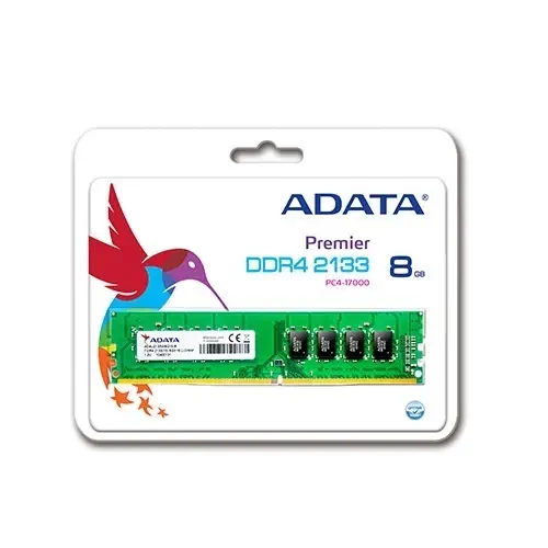 AData Premier Serisi AD4U213338G15-R 8GB DDR4 2133MHz U-DIMM 1024x8 8GB 15 288 Pin Bellek