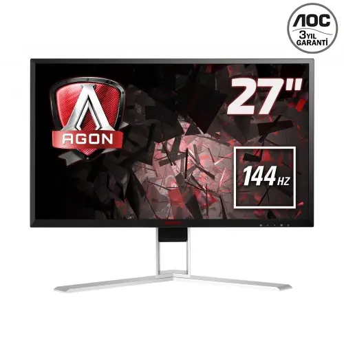 AOC Agon AG271QX 27″ 1ms 144Hz 2K TN WLED FreeSync QHD Gaming Monitör