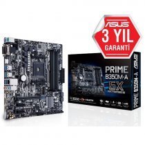 Asus PRIME B350M-A AMD B350 AM4 DDR4 3200(O.C.)MHz mATX Gaming (Oyuncu) Anakart