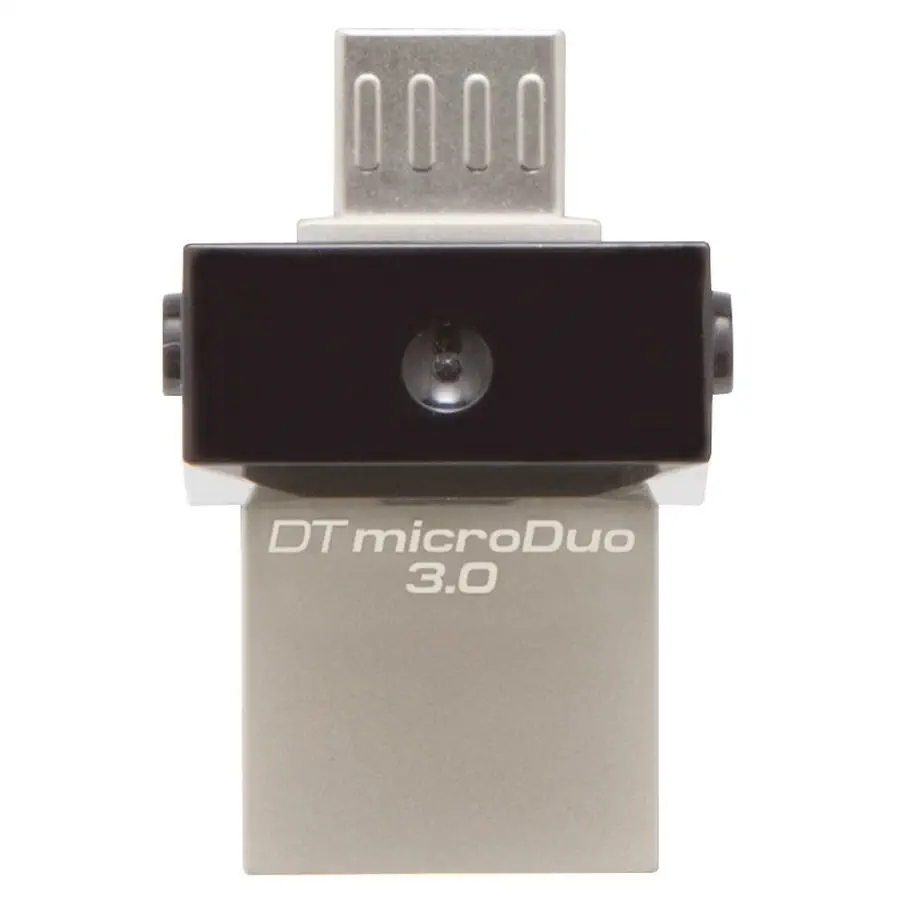 Kingston DTDUO3/64GB DataTraveler MicroDuo 64GB USB 3.0 OTG 70MB/s-15MB/s USB Flash Bellek