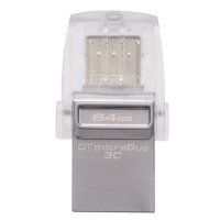 Kingston DataTraveler microDuo 3C 64GB 100-15MB/s USB 3.1 USB Bellek DTDUO3C/64GB