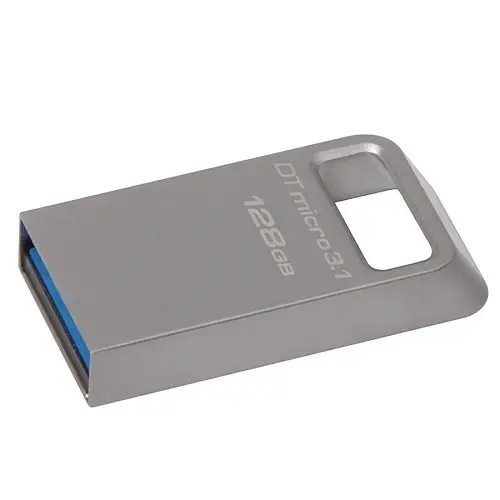 Kingston DataTraveler Micro 128GB USB 3.1 100-15MB/s USB Bellek DTMC3/128GB