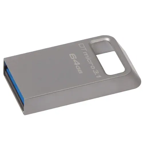 Kingston DataTraveler Micro 64GB USB 3.1 100-15MB/s USB Bellek DTMC3/64GB