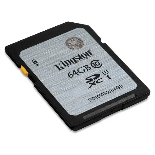 Kingston 64GB Class10 45MB/s UHS-I SDHC Hafıza Kartı SD10VG2/64GB