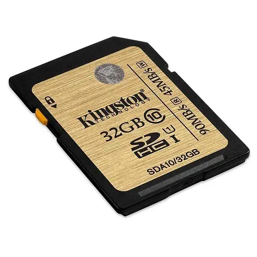 Kingston SDA10/32GB 32GB SDHC/SDXC Class 10 UHS-I 90MB/45MB/s Hafıza Kartı