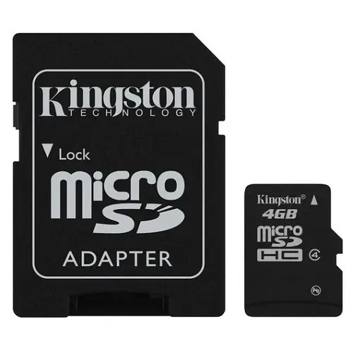 Kingston 4GB Class 4 MicroSD Hafıza Kartı SDC4/4GB