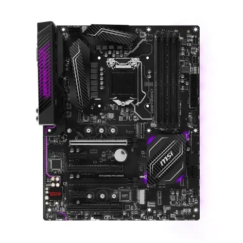 MSI H270 GAMING PRO CARBON Soket LGA1151 DDR4 2400MHz GLAN (Intel) SATA 6GB/s M.2 USB 3.1 ATX Anakart