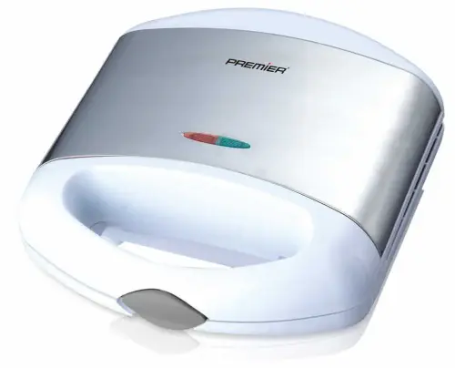 Premier PTM 3530 750W Çelik Dış Yüzeyli Tost Makinası Beyaz