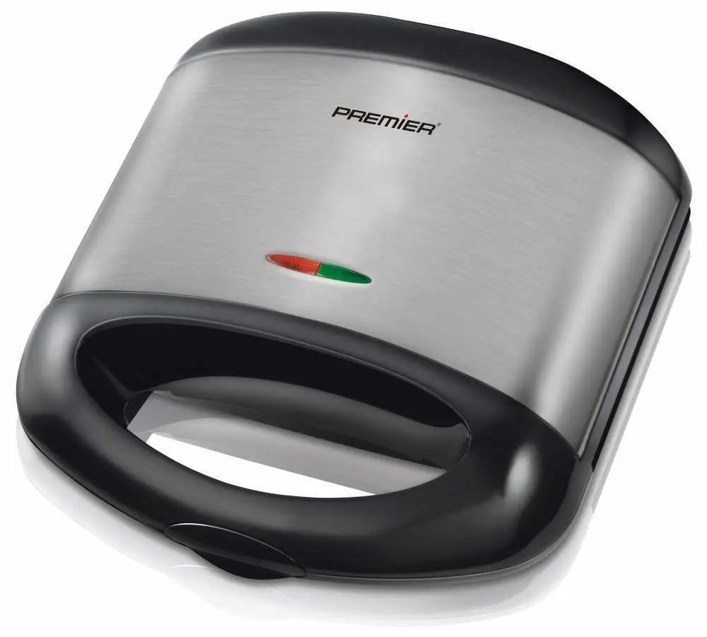 Premier PTM 3530 750W Çelik Dış Yüzeyli Tost Makinası Siyah