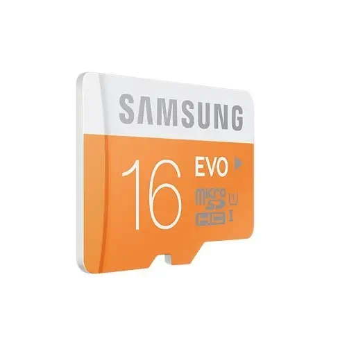 Samsung Evo MB-MP16DA/TR 16GB Class 10 48 MB/s microSD Kart (SD Adaptor)