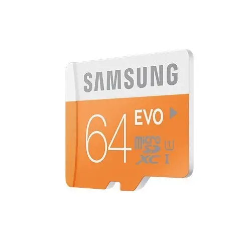Samsung Evo MB-MP64DA/TR 64GB Class 10 48 MB/s microSD Kart (SD Adaptor)