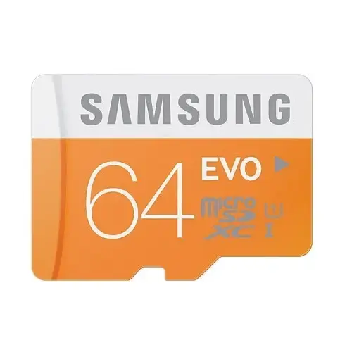 Samsung Evo MB-MP64DA/TR 64GB Class 10 48 MB/s microSD Kart (SD Adaptor)