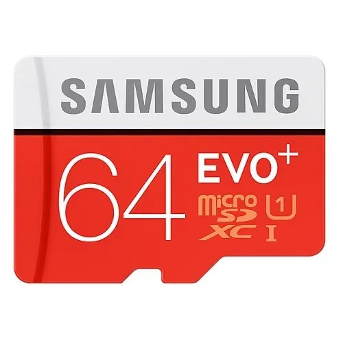 Samsung Evo Plus MB-MC64DA/TR 64GB Class 10 80-20MB/s microSD Kart (SD Adaptor)