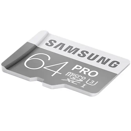 Samsung Pro MB-MG64EA/EU 64GB 90-80 MB/s Class 10 microSDHC Kart (SD Adaptör)