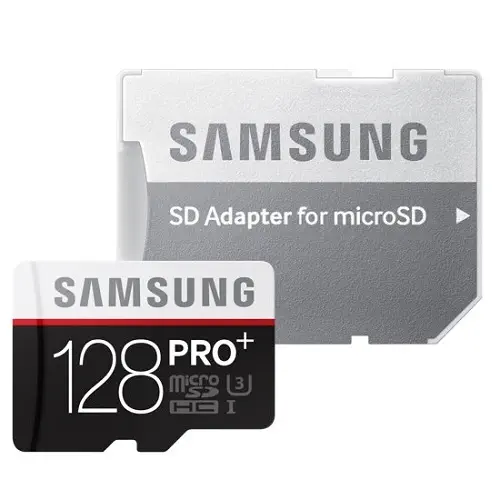 Samsung Pro Plus MB-MD128DA/EU 128GB Class 10 95-90 MB/s microSD Kart (SD Adaptör)