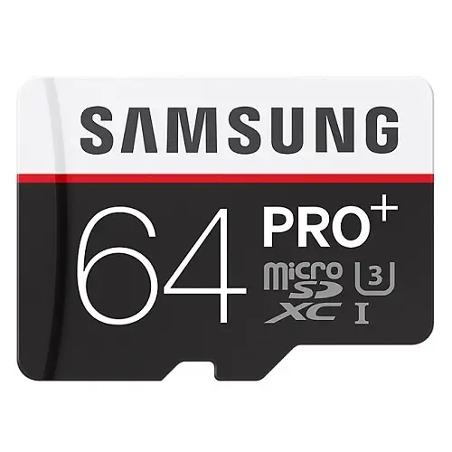 Samsung Pro Plus MB-MD64DA/EU 64GB Class 10 95-90MB/s microSD Kart (SD Adaptör)