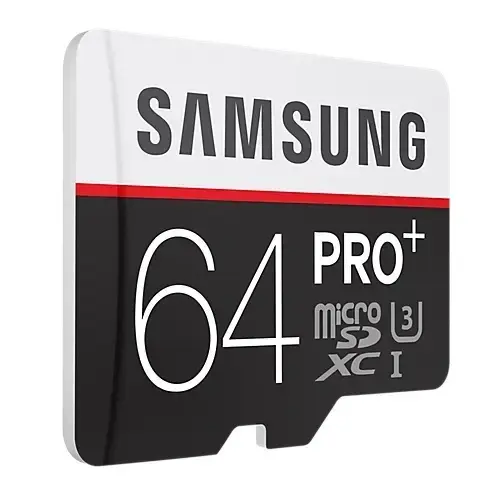 Samsung Pro Plus MB-MD64DA/EU 64GB Class 10 95-90MB/s microSD Kart (SD Adaptör)